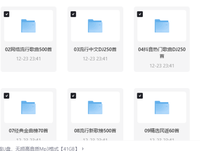2025车载U盘，无损高音质Mp3格式【41GB】