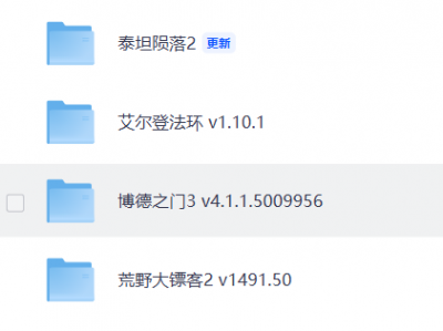 PC端经典3A单机游戏大全珍藏版 